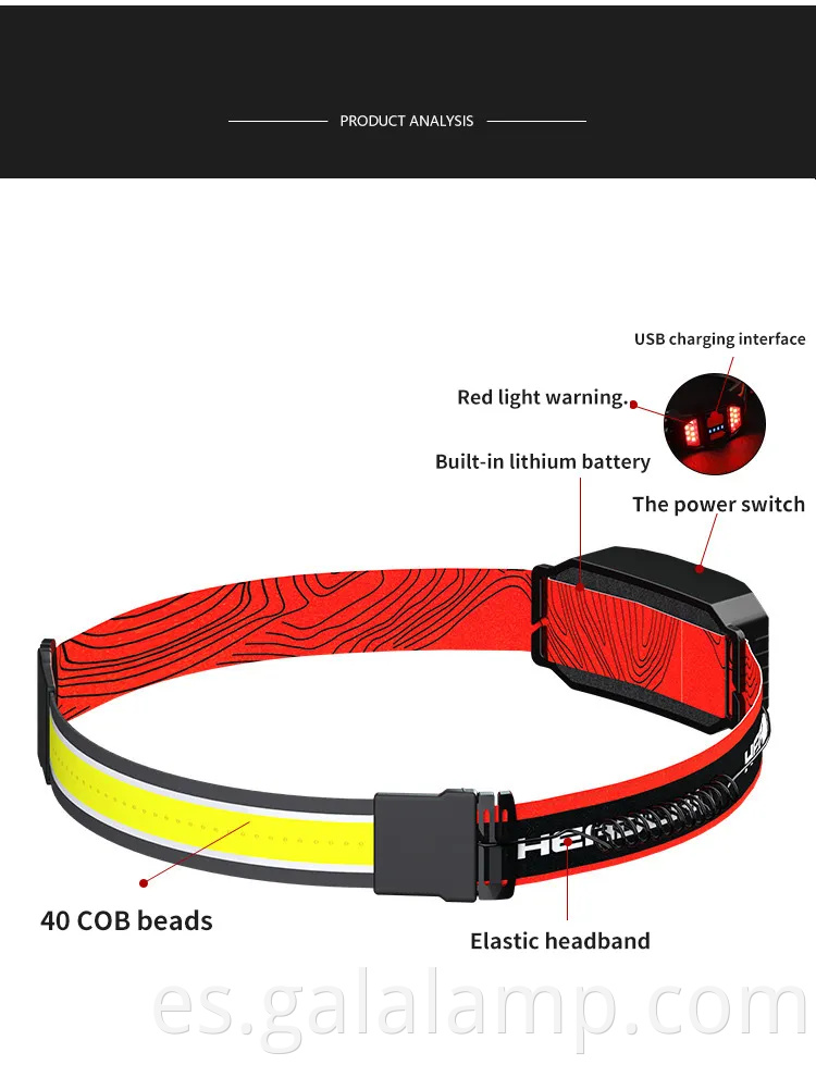 Faros LED recargables de impermeabilidad ultra para el uso al aire libre